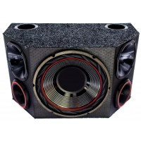 Caixa de Som Trio 12 polegadas Bomber 425W sem Divisoria Interna