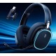 Fone de Ouvido Gamer Sem Fio 96 db RGB Bluetooth USB C