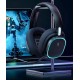Fone de Ouvido Gamer Sem Fio 96 db RGB Bluetooth USB C