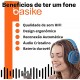 Fone de Ouvido Sem Fio Basike 100 db Microfone Cancelador de Ruido