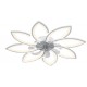 Ventilador de Teto 320mm Intelar 6 Velocidades Luz Estilo Flor 8 Petalas Bivolt