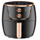 Fitradeira Eletrica Air Fryer 1500W Coibeu 5L Preta e Dourada