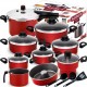 Conjunto De Panelas Antiaderente 12 Peças e Panela de Pressao