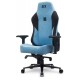 Cadeira Gamer DT3 Giratoria Reclinavel Almofada Cabeça Azul