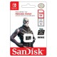 Cartao de Memoria 128Gb SanDisk Leitura 100Mbs Nintendo Switch Preto