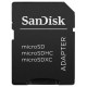 Cartao de Memoria 256Gb SanDisk Adaptador Leitura 100Mbs Branco