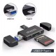 Leitor de Cartao SD 3X1 com USB 3.0 e USB tipo C