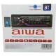 Som Automotivo Radio FM MP3 Bluetooth USB Aiwa Cartao SD Preto