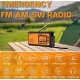 Radio FM Portatil de Emergencia SW 60 db Xhdata Bluetooth Carregamento Solar
