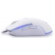 Mouse Gamer com Fio 3200 DPI C3Tech RGB 6 Botoes Branco
