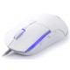 Mouse Gamer com Fio 3200 DPI C3Tech RGB 6 Botoes Branco
