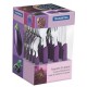 Conjuno de Talheres Tramontina 24 Peças Inox Purpura Escura
