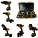 Kit Furadeira 5X1 Brushless Esmerilhadeira e Impacto com Maleta