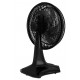Ventilador de Mesa 2X1 Britania 60W 3 Velocidades Preto