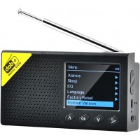 Radio Digital Portatil FM 1W Bluetooth Diplay LCD
