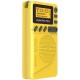 Mini Radio FM Digital de Bolso Chusui MP3 Display LCD Amarelo