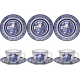 Jogo Jantar Enxoval em Porcelana Oxford 16 PC Estampado