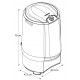 Centrifuga de Roupas 12Kg Colormaq Cesto Inox Abertura Automatica