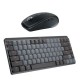 Kit Teclado e Mouse 8.000 DPI Sem fio Logitech Preto