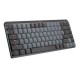 Kit Teclado e Mouse 8.000 DPI Sem fio Logitech Preto