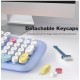 Kit Teclado e Mouse 1600 DPI Sem Fio mofii Azul