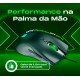 Mouse Gamer com Fio 7.200 DPI Led RGB 6 Botoes Preto