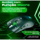 Mouse Gamer com Fio 7.200 DPI Led RGB 6 Botoes Preto