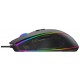 Mouse Gamer com Fio Havit 6.400 DPI Led RGB  7 Botoes Preto