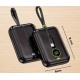 Mini Carregador Portatil USB 10.000 mAh Power Bank Lighting USB C