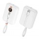 Mini Carregador Portatil USB 10.000 mAh Power Bank Lighting USB C
