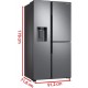 Geladeira Samsung Inverter 602L Frost Free 3 Portas Inox