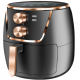 Fitradeira Eletrica Air Fryer LuxxGold1500W 5L Preta Dourada