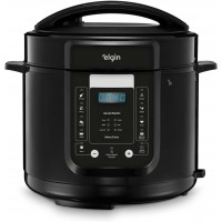 Panela de Pressao Eletrica 5L Elgin 900W Digital 14 Funçoes 127v Preta
