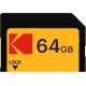 Cartao de Memoria 64GB Kodak SD Leitura 300Mbs Gravaçao 270Mbs
