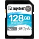 Cartao de Memoria 128GB Kingston SD Leitura 170Mbs Gravaçao 90Mbs