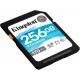 Cartao de Memoria 256GB Kingston SD Leitura 170Mbs Gravaçao 90Mbs