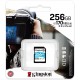 Cartao de Memoria 256GB Kingston SD Leitura 170Mbs Gravaçao 90Mbs