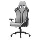 Cadeira Gamer DT3 Giratoria Reclinavel 1D Almofadas Cinza