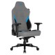 Cadeira Gamer Alpha Gamer Reclinavel Giratoria Apoio Braços Cinza e Preto