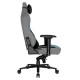 Cadeira Gamer Alpha Gamer Reclinavel Giratoria Apoio Braços Cinza e Preto