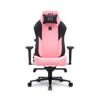 Cadeira Gamer DT3 Giratoria Reclinavel 4D Almofada Cabe&ccedil;a Rosa