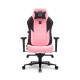 Cadeira Gamer DT3 Giratoria Reclinavel 4D Almofada Cabeça Rosa
