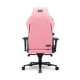 Cadeira Gamer DT3 Giratoria Reclinavel Apoio Braços Almofada Preto e Rosa