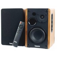 Caixa de Som Ativa Tomate Bluetooth 50W Prea Amadeirada