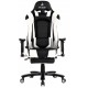 Cadeira Gamer Reclinavel Giratoria Rise com Massageador Preta e Branca