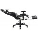 Cadeira Gamer Reclinavel Giratoria Rise com Massageador Preta e Branca
