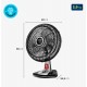Ventilador de Mesa 40cm Mondial 140W 3 Velocidades Funçao Repelente