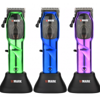 Maquina de Cortar Cabelos Wmark Motor Magnetico 6 Pentes Bivolt