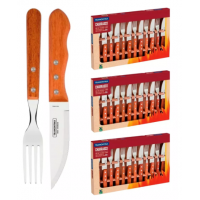 Jogo de Talheres Churrasco Tramontina 12 Peças Inox