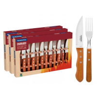 Jogo de Talheres Churrasco Tramontina 12 Peças Inox